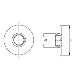 Allen Screw Caps - Line Drawing