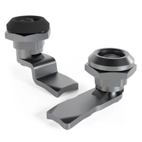 Mini Quarter Turn Locks - 45 Degree Mounting Hole