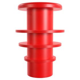 Ribbed Pipe-End Plugs