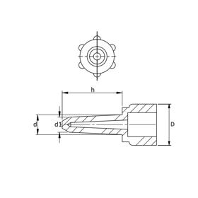 Collar Plugs - Line Drawing