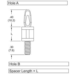 P160240_Screw_and_Lock_Support-Non-Locking_Bayonet_Nose_Threaded_Male - Line Drawing