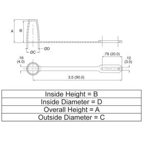 P110542_Connector_Dust_Caps_with_Lanyard - Line Drawing