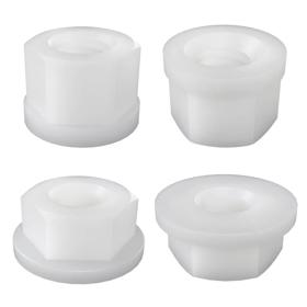 Flange Hex Nut - Plastic - Primary Image