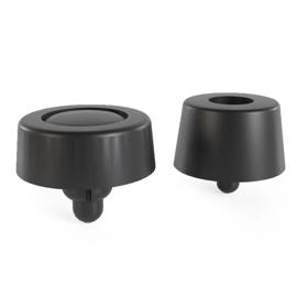 Self-Adhesive, Screw-On Feet and Bumpers