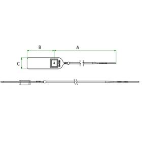 Pull Tight Seals Smooth Strap - Line Drawing