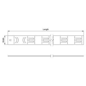 Hanging Strips - Line Drawing