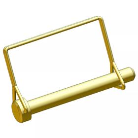 Wire Lock Pin Square Gold