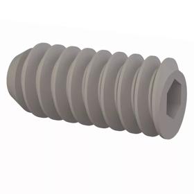 Set Screws - Plastic Hex Socket