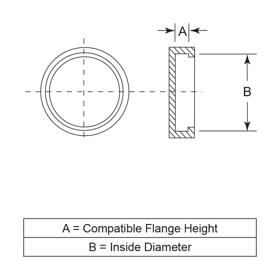 Flexible ANSI Flange Covers - Line Drawing