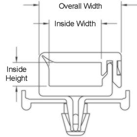 Wire Saddle - Hinged Locking Top, Removable - Line Drawing