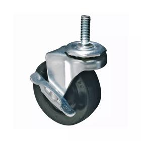 Bolt Hole & Stem Casters - Threaded Stem Swivel w/ Brake