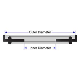 Ring Seal Clamps - Lipped - Line Drawing
