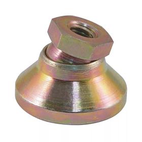 Socket Mount Levelling Feet - Metal Swivel Base