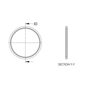 Ring Seals SAE Flange Seal - Line Drawing