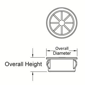 All Fit Bushings - Closed - Line Drawing