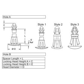 P160210_Reverse_Locking_Support-Snap_Locking_Arrowhead - Line Drawing