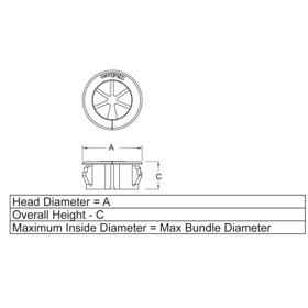 All Fit Bushings Open Closed - Line Drawing