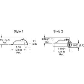 P110065_Spring_Clips-Snap_In_Hinged_Plastic - Line Drawing