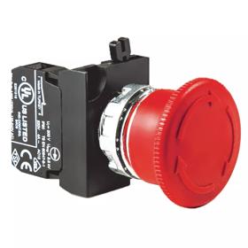 Hand Push Button Switch - Plastic, Flush