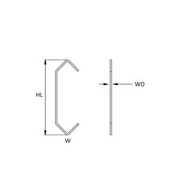 Buy CV-Shaped Round Wire Hooks