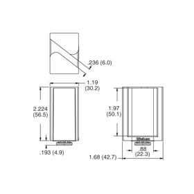 P110487_Fibre_Brackets-Quarter_Turn - Line Drawing