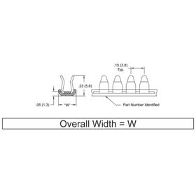 P110556_Grommet_Strips-Metal_Rolls_Cushioned_Extra_Flaxible - Line Drawing