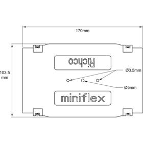 P110536_Fibre_Splice_Trays-System_Lid - Line Drawing