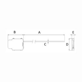 Cable Seals - Plastic Body - Line Drawing