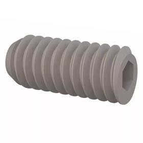Set Screws - Plastic Hex Socket