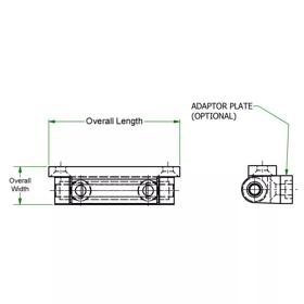 Side Hinges - Line Drawing