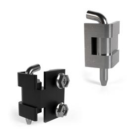 Corner Hinges - Removable Pin