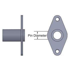 Pin Receptacle - Diamond Line Drawing