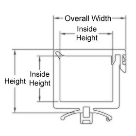 Wire Saddle - Hinged Locking Top Quarter Turn - Line Drawing