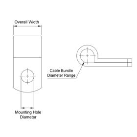 Cable Clamps Plug In Adjustable