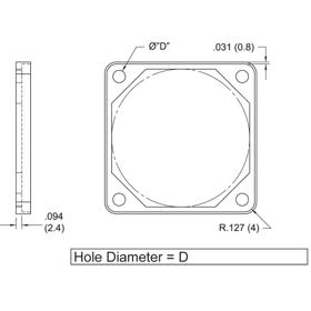 P160055_Fan_Gaskets - Line Drawing