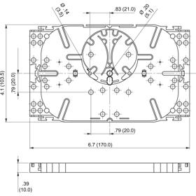 P110535_Fibre_Splice_Trays-System_Storage - Line Drawing