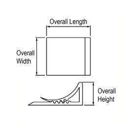 P110865 Cable - Clamps - Adhesive - Screw - Mount - Locking - Line Drawing