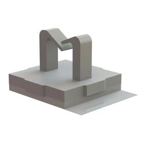 Wire Saddle - Mini, Adhesive Mount
