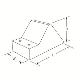 Pipe-Chocks - Line Drawing