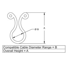 P110700_Twist_Ties-Free_Standing_Hole_Ends - Line Drawing