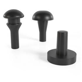 Self-Adhesive, Screw-On Feet and Bumpers