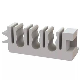 P110473_Fibre_Clips-3_Slot_6_Cables_3mm_Adhesive_Mount_Photo1