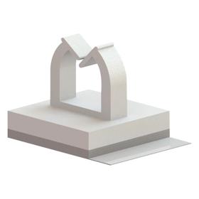 Wire Saddle - Mini, Adhesive Mount