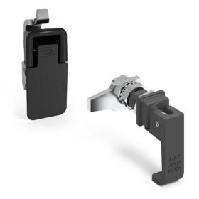 Lift and Turn Compression Latches