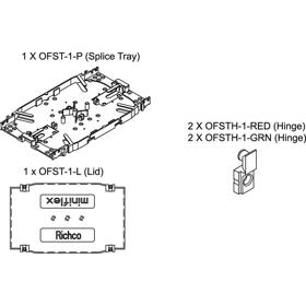 P110538_Fibre_Splice_Trays-System_Kit - Line Drawing