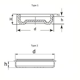 Tube-End Plugs - Line Drawing