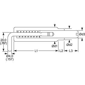 P020400_Spring_Loaded_Corner_Hinges_and_Pin - Line Drawing