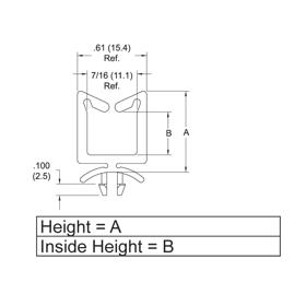 P110110_Wire_Saddle-Non_Locking_Snap_In - Line Drawing