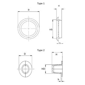 Snap-Fit Blanking Plugs